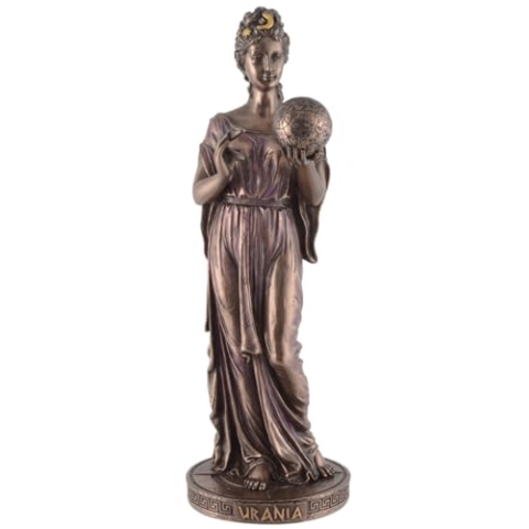 VOGLER Joh. Vogler GmbH Urania, Muse, Göttin der Astronomie, bronziert