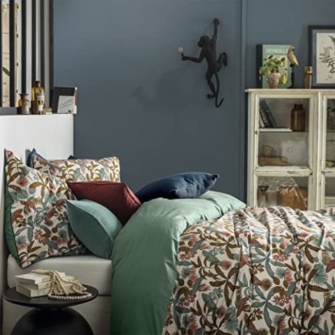 ESSIX Jane Cruise Bettbezug, Baumwolle, Perkal, 200 x 200 cm