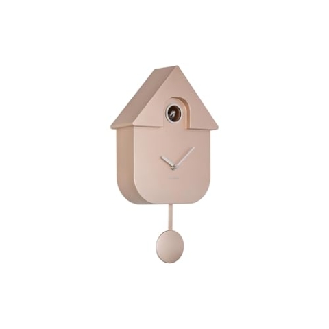 [DL] Wall Clock Modern Cuckoo ABS metallic Rose Gold