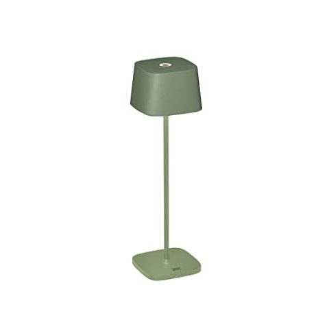 Konstsmide Akku-Tischleuchte Capri grüngrau | Indoor/Outdoor | 7814-630, Mintgrün