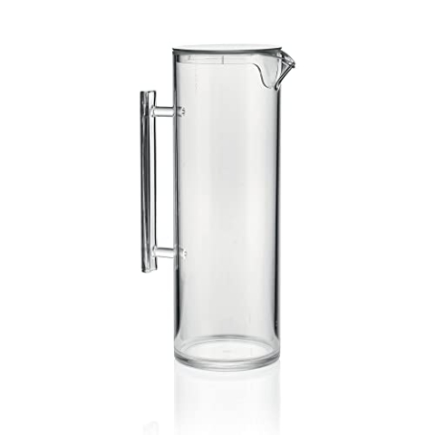 Guzzini - Icons, 110 Karaffe mit Deckel - Transparent, Ø 10x15,7xh29,7 cm | 1700 cc - 19770000