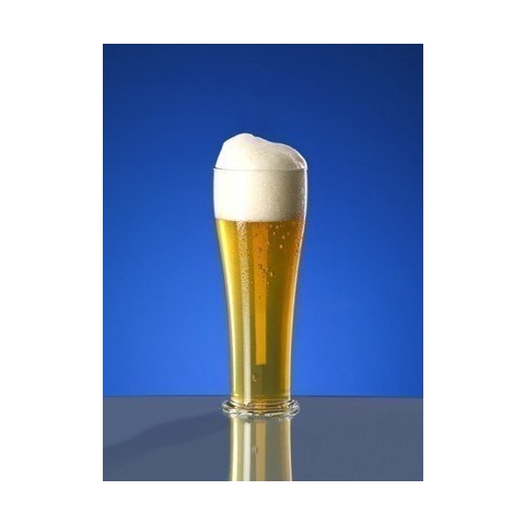 10 Stück Weizenbierglas - 0,5l aus Kunststoff in Glasoptik