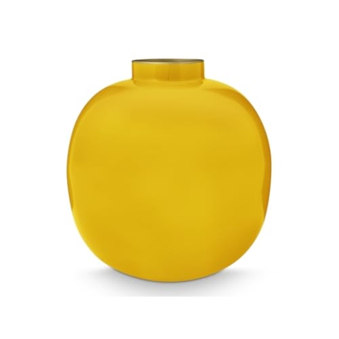 PIP STUDIO Vase Metal gelb 23 cm