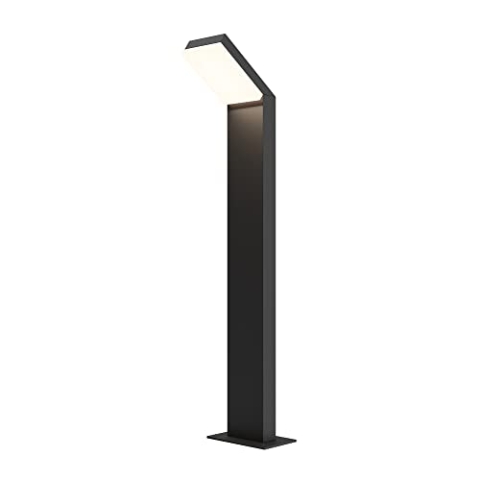 MAYTONI DECORATIVE LIGHTING Minimalistische Wegeleuchte, LED, Außen, Pollerleuchte, schwarz, Aluminium, Gartenleuchte, 3000k, 660lm, 12 W, IP54