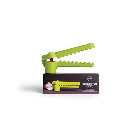 OTOTO Alligator Knoblauchpresse mit ergonomischem Griff - Lustige Geschenke
