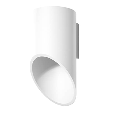 SOLLUX lighting Penne 20 Doppelseitige Wandleuchte - Minimalistische Wandbeleuchtung Wohzimmer Esszimmer Lampe Flur - Treppenhaus Beleuchtung aus Aluminium in Weiß 10 x 12 x 20 cm