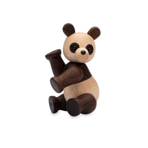 Spring Copenhagen Bezauberndes Holzspielzeug - Pixi der kleine Panda | Handgefertigte Wohnkultur