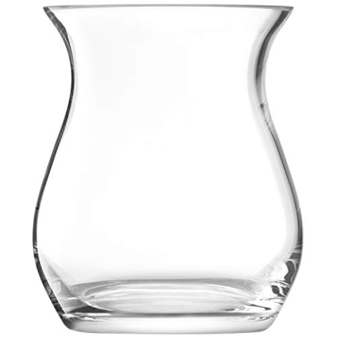 LSA Flower Offene Posy Vase, Glass, Clear, Höhe 23 cm