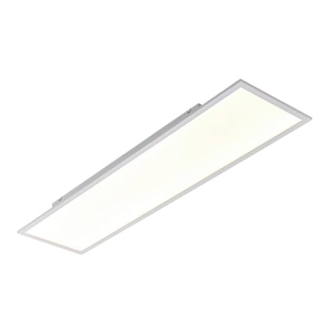 Lindby LED Deckenleuchte (LED Panel) Quais (Modern) in Weiß aus Aluminium (1 flammig,) - Lampe Deckenlampe Küchenleuchte