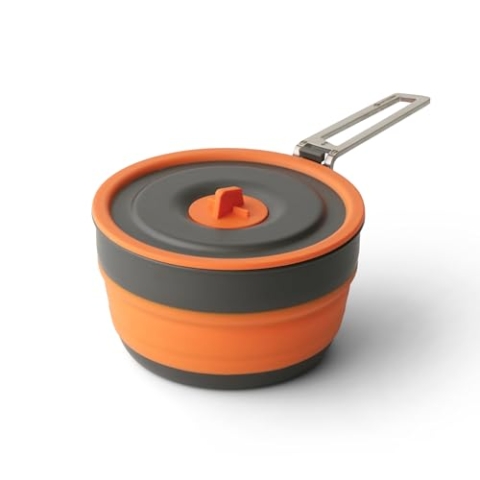Sea to Summit Frontier Ultraleichter, faltbarer 1-Liter-Topf für Rucksackreisen und Camping