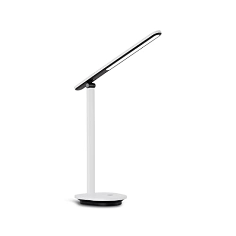 PHILIPS LED Ivory Schreibtischleuchte (5 W), dimmbare und tragbare Tischleuchte mit EyeComfort, energiesparende LED Beleuchtung, weiß