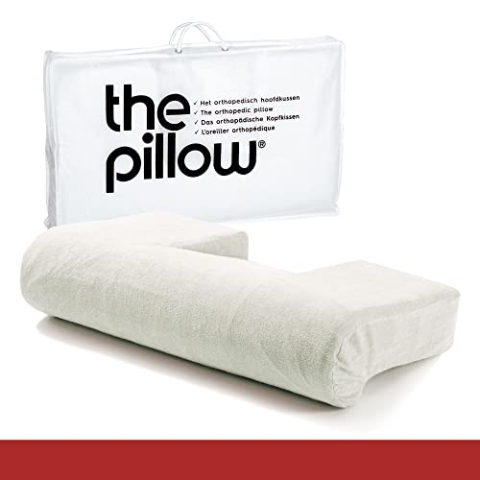 The Pillow Nackenksissen Extra Komfort Kompakt - Seitenschläferkissen mit Einzigartiger 3-Teiliger Form für Eine Ungezwungene und Natürliche Körperhaltung - Hochwertiges Orthopädisches Kissen