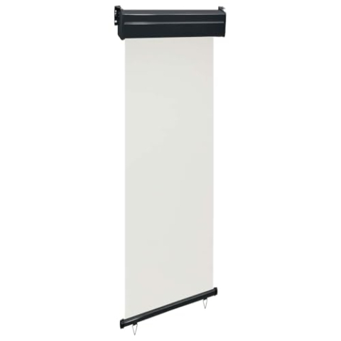 vidaXL Balkon Seitenmarkise Senkrechtmarkise Sonnenschutz Sichtschutz Windschutz Markise Außenrollo Balkonrollo Beschattung 65x250cm Creme
