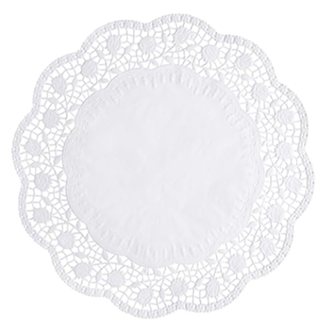 PAPSTAR 1 Karton = 20x100 Tortenspitzen rund Ø 36 cm weiss 12265