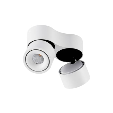 Arcchio LED Deckenlampe, Spotbalken Deckenstrahler 350° drehbar 90° schwenkbar Deckenleuchte Deckenspot 2x 6,1W Spot Wohnzimmerlampe Strahler
