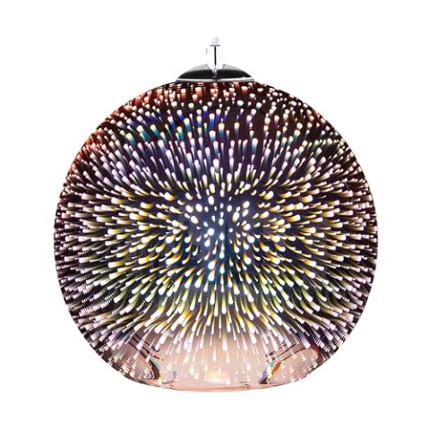 Trendy Hängeleuchte aus Glas spannende Lichteffekte Kupfer Sessera