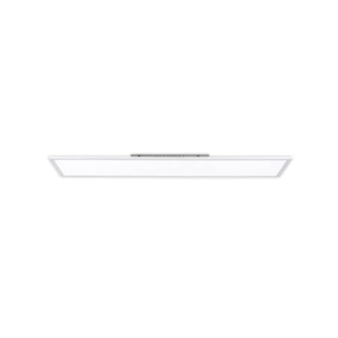 Arcchio LED Panel 'Lysander' dimmbar mit Leselampe in Alu aus Aluminium (1 flammig,) - Bürolampe, Deckenlampe, Deckenleuchte, Lampe, Arbeitszimmerleuchte