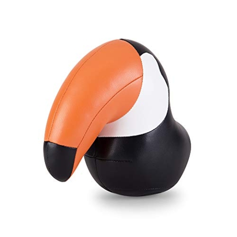 Züny - Toucan, Tukan Toco - Buchstütze - schwarz / orange - 1 kg