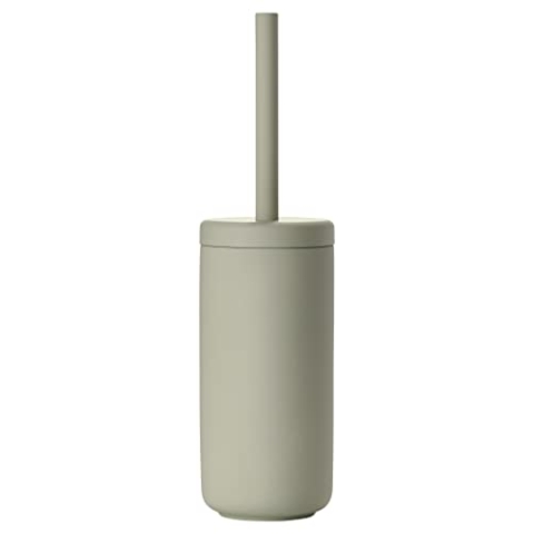 Zone Denmark Ume Toilettenbürste, WC Bürste, Klobürste in Schönem Dänischem Design, aus Steinzeug mit Soft Touch-Beschichtung, Durchm. 10 cm, Höhe 38,7 cm, Eucalyptus