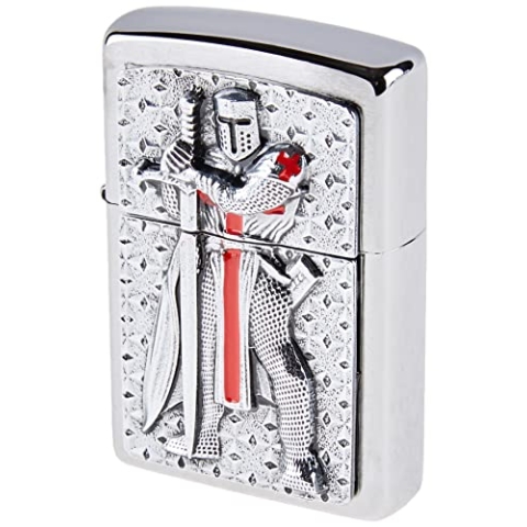 Zippo Feuerzeug Templer II II-200-Zippo Collection 2019-2005918-55,00 €, Chrome, Silber, One Size