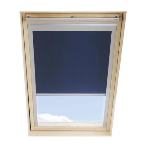 Dachfenster Verdunkelungsrollo kompatibel mit VELUX, Dunkelblau, C04