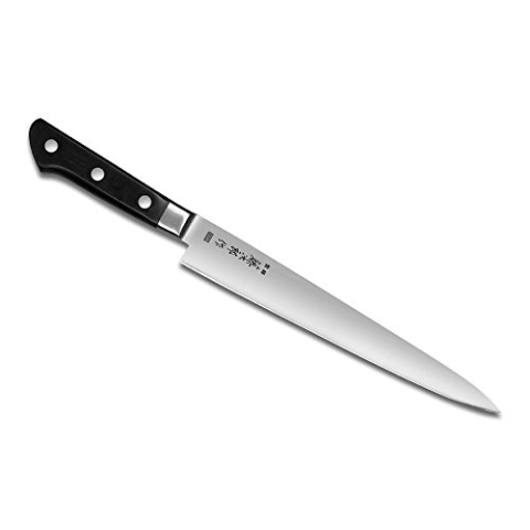 TOJIRO Messer - japanische 3 Lagen Messer 3HQ - Filetiermesser PROFI - Klinge 24 cm - Edelstahlzwinge - 805