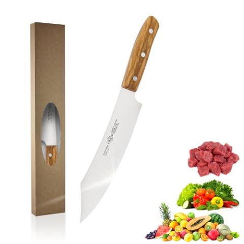 EIKASO Solingen Germany Kochmesser 21cm Klinge Profi Messer - Chefmesser Allzweckmesser mit extra scharfer Klinge aus Molybdänstahl 1.4116 - Küchenmesser Made in Germany