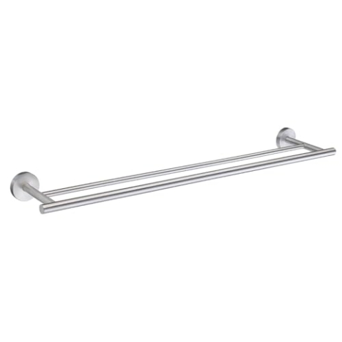 SMEDBO HS3364 Doppelter Handtuchhalter Home, Messing, silber