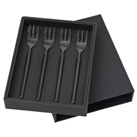 Broste Copenhagen 14479039 Tvis Kuchengabel Set, Edelstahl