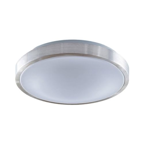 Lindby LED Deckenleuchte Emelie (Modern) in Alu aus Aluminium (1 flammig,) - Lampe Deckenlampe Wohnzimmerleuchte