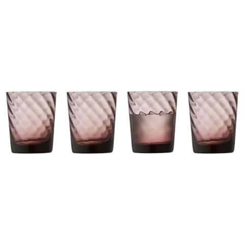 Lyngby Glas Vienna Wasserglas, Trinkglas, 30 cl, 4 Stck., Purple