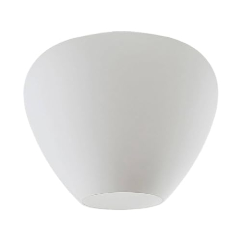 Lindby Deckenlampe Bibiane (Modern) in Weiß aus Glas (1 flammig, E27) - Deckenleuchte Lampe Wohnzimmerleuchte