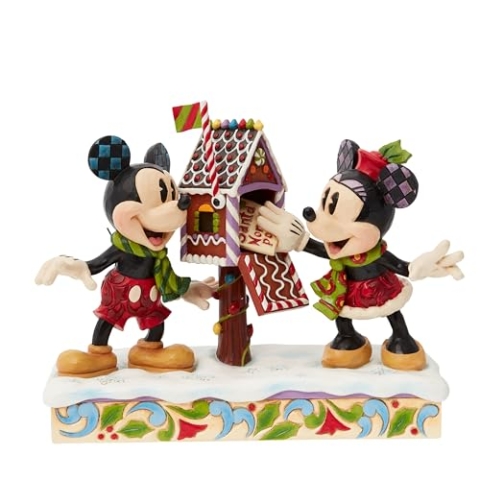 Enesco Weihnachtsfigur Mickey und Minnie „Jim Shore“ 20x10xH17,8 cm