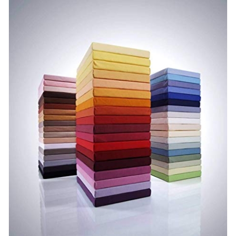 Bella Donna Jersey Spannbettlaken 180/200-200/220cm - 0703 (Hellgrau)