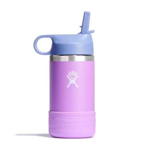 Hydro Flask 340 g Kinder-Strohkappe und Stiefel, Anemone mit breiter Öffnung