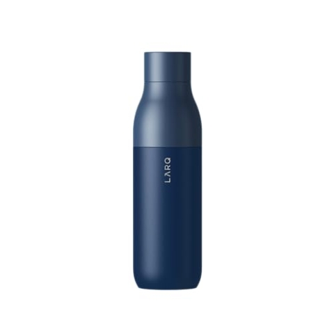 LARQ Bottle PureVis 740ml – Selbstreinigende Edelstahl-Trinkflasche mit UV-C Reinigung | Hält Getränke kalt und heiß | BPA-frei, auslaufsicher & wiederverwendbar | 2 Jahre Garantie, Monaco Blue