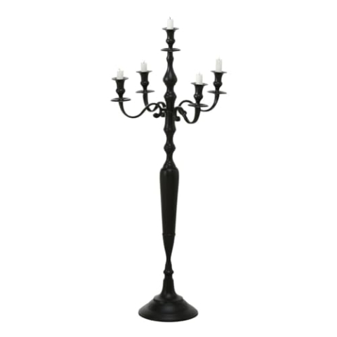 BOLTZE Victoria Kerzenleuchter schwarz 105cm (1 Stück)