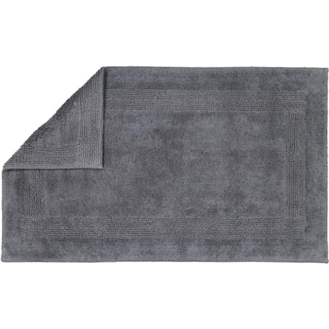 Cawö Home Badteppiche Luxus Badteppich 1000 anthrazit - 774 60x100 cm