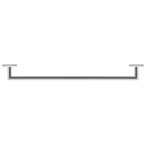 Duravit Badetuchhalter Karree, einarmig, Handtuchhalter Wandmontage, 60 cm, Handtuchhalterung, Handtuchstange Chrom