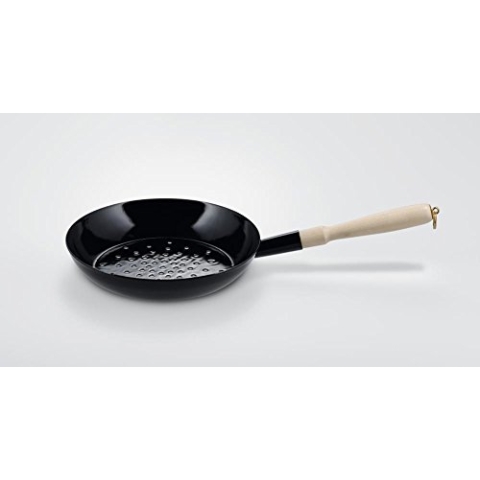 Riess, 0568-022, Maronipfanne 26, CLASSIC - SPEZIALARTIKEL, Durchmesser 26 cm, Höhe 4,6 cm, Emaille, schwarz