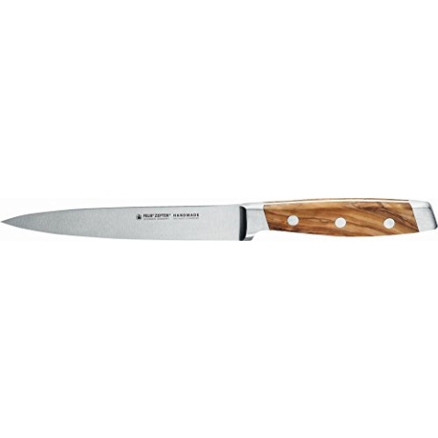 Felix SOLINGEN 831015 First Class Wood Zubereitungsmesser – 15cm Klingen-Stahl – Olivenholzgriff - Made in Germany