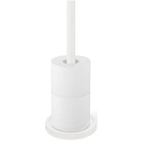 ZACK Edelstahl Ersatz-Toilettenpapierhalter MIMO WC-Rollenhalter weiß 40130