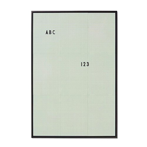 Design Letters Letterboard A2 Grün | Stecktafel 66x45 cm | Memoboard | Filz-Buchstabentafel zur Dekoration | Message Board für zimmer deko, büro deko, Wanddeko | Stecktafel Buchstaben | Memotafel