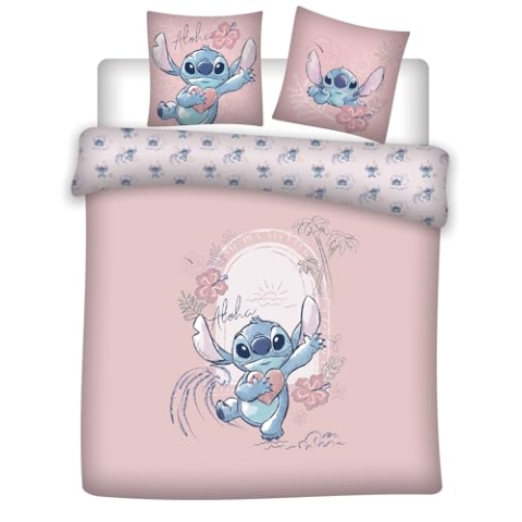 Parure de lit - Rose - STCH - 240 cm x 220 cm