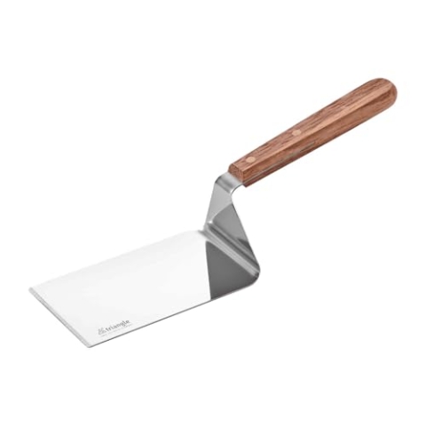 triangle 34 544 12 00 Plancha Palette 12 cm Nussbaum Edelstahl Brasero Plancha Grillringe Grillpalette Grillspachtel Grillwender Wender BBQ Made in Solingen Germany