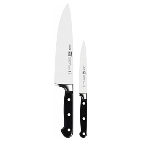 Zwilling Messerset Professional-S 2 teilig, Edelstahl, Silber/Schwarz, 38 x 28 x 28 cm, 2-Einheiten