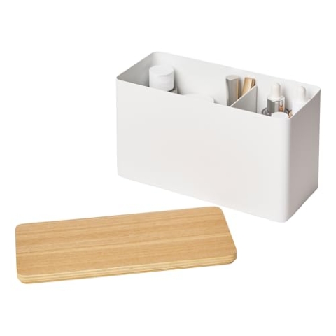 YAMAZAKI RIN Aufbewahrungsbox, Weiß, Einheitsgröße