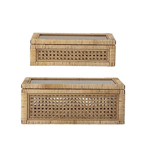 Bloomingville Kiste, natur, Tannenholz, 2er Set