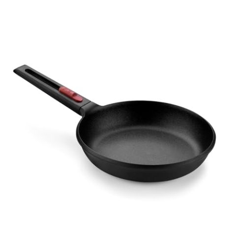 Braisogona A421228 Infinity Bratpfanne aus Aluminiumguss, 28 cm, Schwarz
