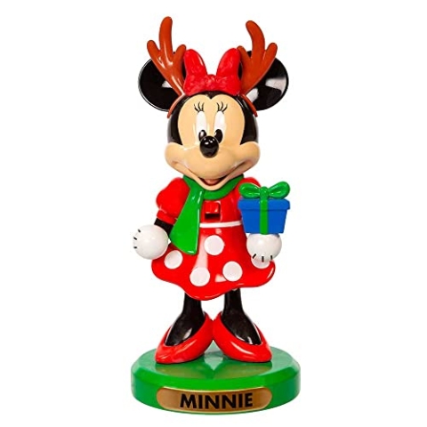 Disney Kurt Adler 15,2 cm Minnie Maus mit Baum Nussknacker